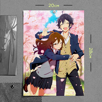 "Кеко Хорі та Ідзумі Міямура (Хорімія)" плакат (постер) розміром А4 (20х28см)