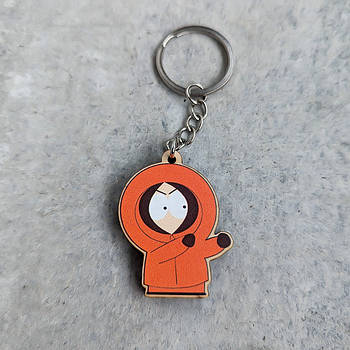 "Кенні Маккормік (Південний парк)" брелок дерев'яний двосторонній з уф-друком