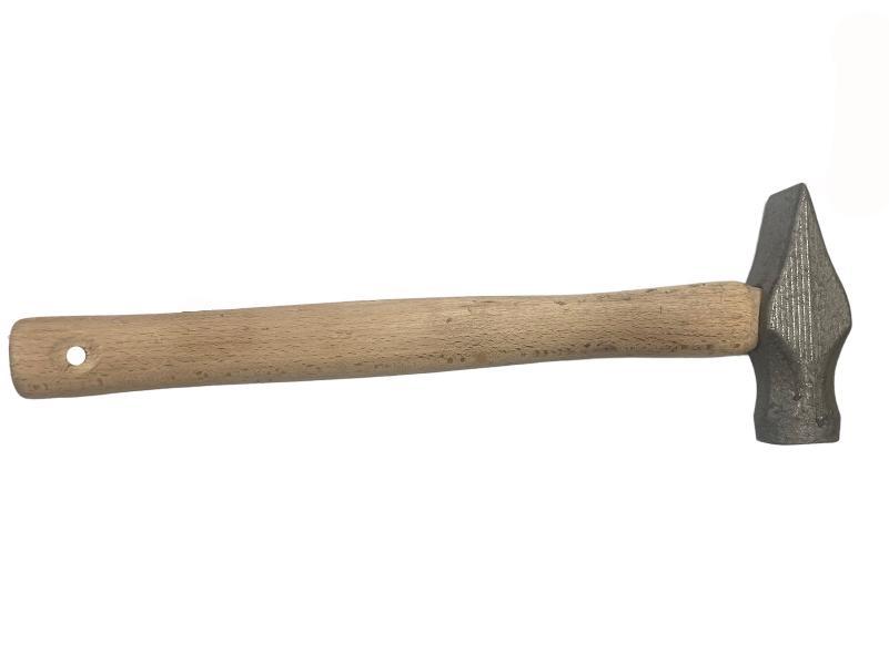 Молоток столярный с ручкой, круглый  бойок 0,5кг, фото 1