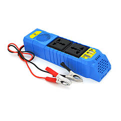 Інвертор напруги WS-105, 150 Вт, 12/220 з апроксимованою синусоїдою, 2*USB 5V1A, 2 універсальна