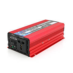 Інвертор напруги DA-1600M (DC:800W), 12/220V з апроксимованою синусоїдою, 1 універсальна розетка,