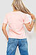 Футболка жіноча з принтом колір рожевий 221R3008-1, фото 4