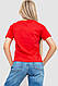 Футболка жіноча з принтом колір червоний 221R3004-1, фото 4