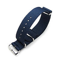 Ремешок для часов тактический MILTAT G10 Nato Nylon Navy Blue 20 мм