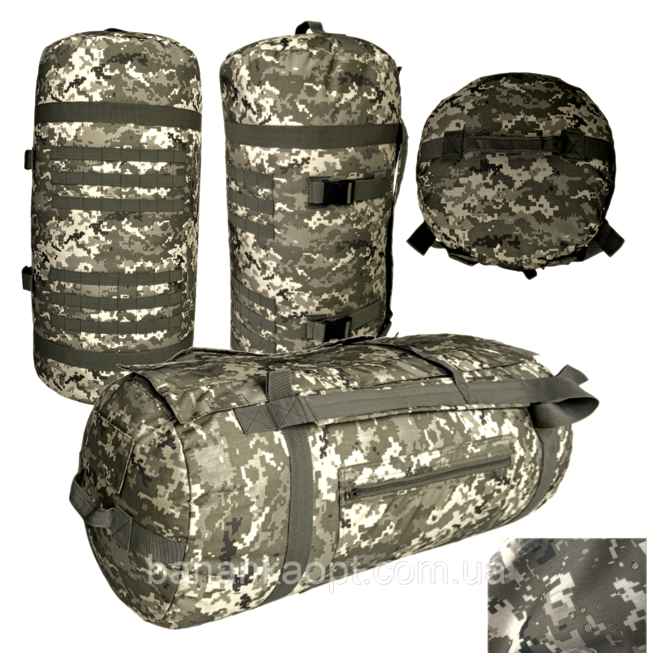 Баул 120 л армійський сумка рюкзак тактичний піксель водонепромокальний великий речовий мішок військовий речмішок армійський зсу