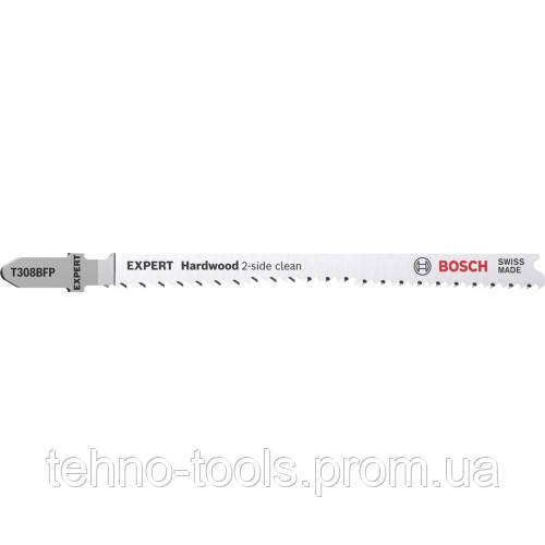 Пилка лобзиковая Bosch EXPERT Hardwood 2-side clean T308BFP, BIM, 117мм ...