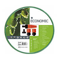 Шланг поливочный Cellfast Economic 10-102 3/4" + комплект соединителей