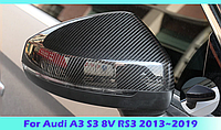 Накладки на зеркала AUDI (Ауди) A3 (8V) 2012-2020 Карбон