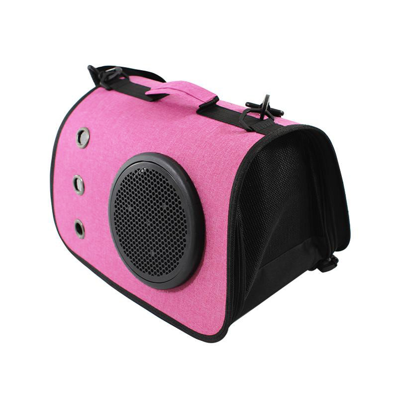 Сумка переноска для кошек и собак с иллюминатором CosmoPet CP-31 Pink - фото 9 - id-p1871003531