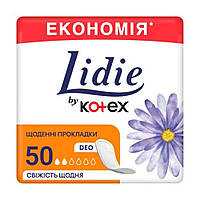 Прокладки ежедневные гигиенические Lidie by Kotex Deo 50 шт