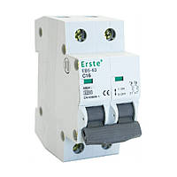 Автоматический выключатель Erste Electric EB5-63 6кА 2P 16A