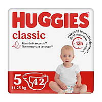 Подгузники детские Huggies Classic размер 5 11-25 кг 42 шт