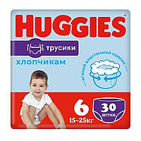 Подгузники-трусики детские Huggies Boy размер 6 15-25 кг 30 шт