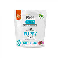 Корм сухой для щенков всех пород Brit Care Dog Hypoallergenic Puppy гипоаллергенный с ягненком 1 кг