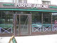 Прозрачные ПВХ шторы (Ахиллес, Япония) для кафе и ресторанов