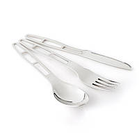 Комплект нож вилка ложка GSI Outdoors Glacier Stainless 3 Pc. Cutlery