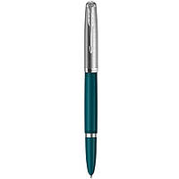 Ручка перьевая Parker 51 Teal Blue CT FP F 55 311