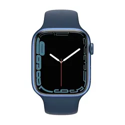 Смарт-годинник Apple Watch Series 7 GPS + Cellular 41mm Blue Aluminum Case with Abyss Blue Sport Band (MKHC3)