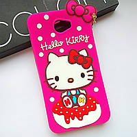Чехол для Huawei Y5 II / CUN-U29 силиконовый мягкий детский Hello Kitty розовый