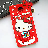 Чехол для Huawei Y5 II / CUN-U29 силиконовый мягкий детский Hello Kitty красный