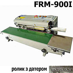 Роликовий зварювач з датером FRМ-900I Плоский шов 10мм Конвеєрний пайовик плівок і пакетів Hualian