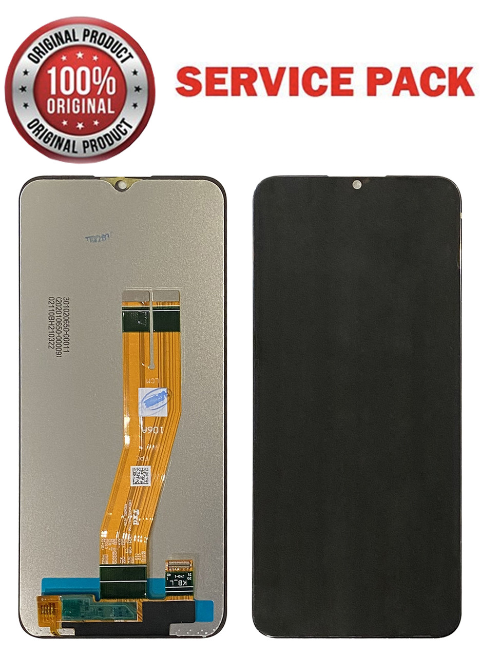 Дисплейний модуль (екран) для Samsung A042 Galaxy A04e чорний Оригінал 100% SERVICE PACK