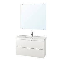 IKEA Комплект меблів для ванної кімнати GODMORGON/ODENSVIK (ИКЕА ГОДМОРГОН/ОДЕНСВИК) Меблі для ванної, набір з 393.254.80
