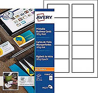 Візитки Avery C32010-25 85 x 54 мм (250 шт.)