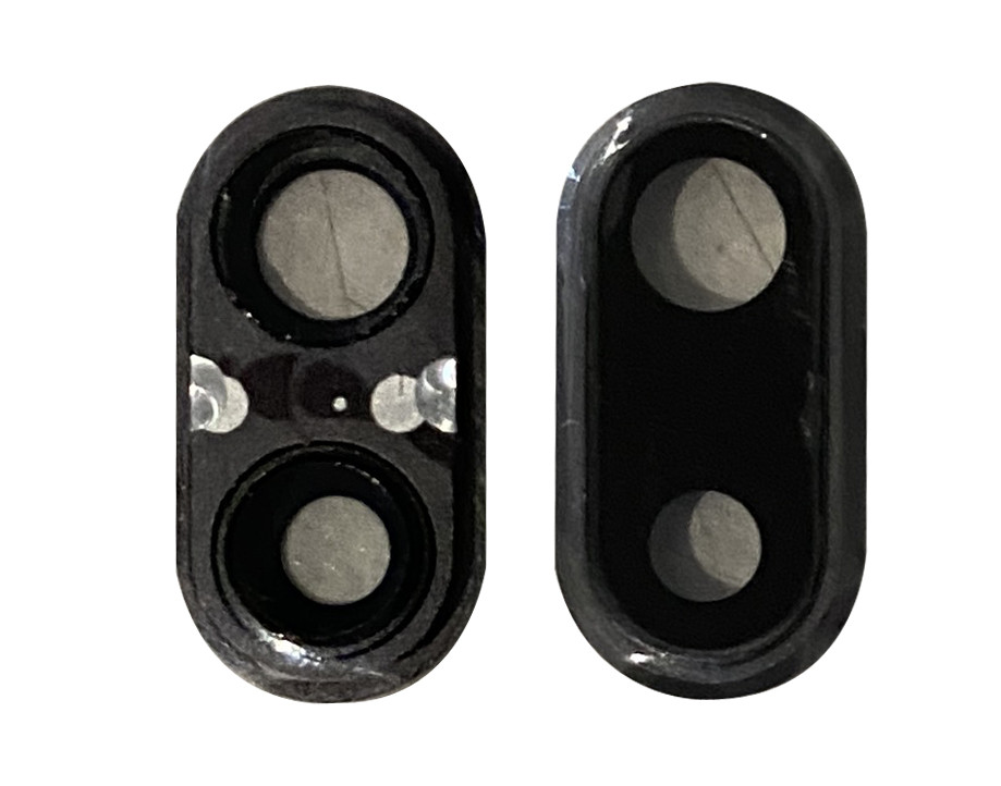 Скло камери для iPhone 8 Plus Чорний з рамкою, фото 1