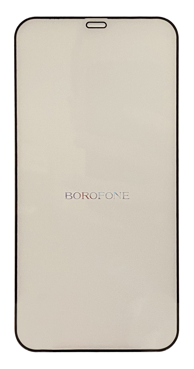 Захисне скло NoName Borofone BF3 HD для iPhone 12 Pro MAX Чорне, фото 1