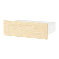 IKEA KALBADEN (ИКЕА КАЛЬБАДЕН) Ящик, білий/яскрава під сосну, 60x42x20 см 694.959.23