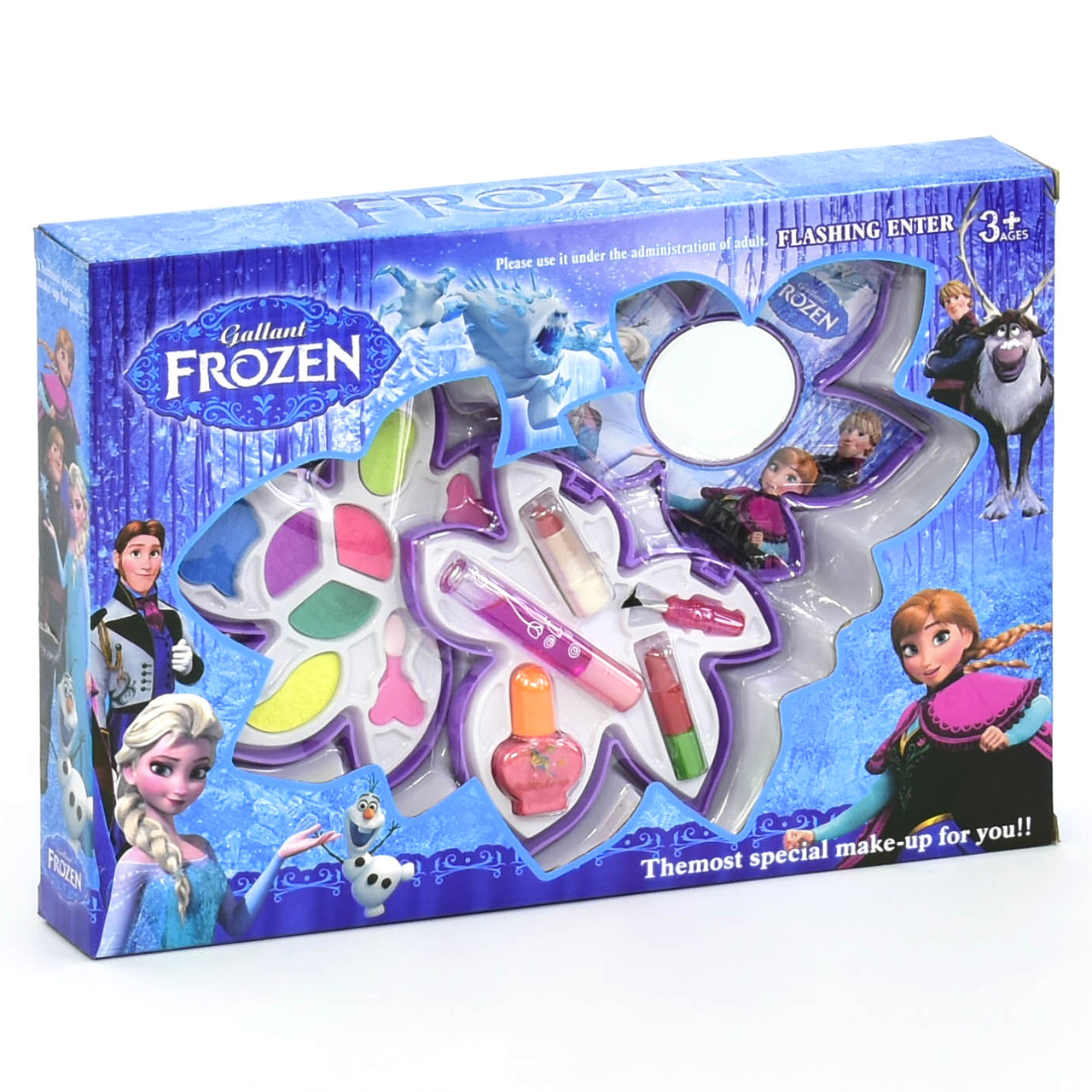 Набір косметики дитячої Холодне серце Frozen (тіні, рум'яна, помада, лак) MY 30088 C-77/MY С78