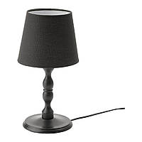 IKEA KINNAHULT (ИКЕА КИННАГУЛЬТ) Настільна лампа, чорний ясен/чорний, 37 см 704.883.99