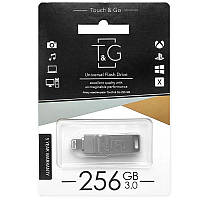 Флеш-драйв T&G 008 Metal series USB 3.0 - Lightning 256GB