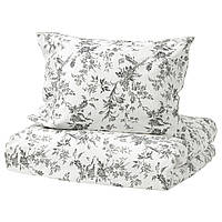 IKEA ALVINE KVIST (ИКЕА ALVINE KVIST) Комплект постільної білизни, білий, сірий 001.596.41