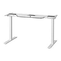 IKEA Основа для столу RODULF (ИКЕА РОДУЛЬФ) Подстолье-трансформер уг стільниці, білий, 140x80 см 604.642.90