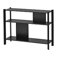 IKEA JATTESTA (ИКЕА ДЖАТТЕСТ) Журнальний столик, чорний, 95x30 см 905.219.15