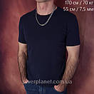 Чоловіча срібна цепочка Рамзес (Кардинал). Товстий ланцюг на шию срібло широкий 8 мм / 50 см, фото 8