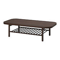 IKEA LISTERBY (ИКЕА ЛИСТЕРБИ) Журнальний столик, шпон бука темно-коричневого кольору, 140x60 см 905.622.46
