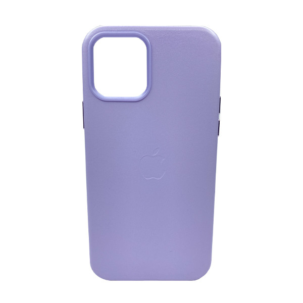 Чохол для IPhone Leather Case MagSafe Light Purple   + Animation for iPhone