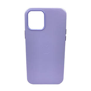 Чохол для IPhone Leather Case MagSafe Light Purple   + Animation for iPhone