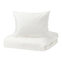IKEA NATTJASMIN (ИКЕА NATTJASMIN) Комплект постільної білизни, білий 003.371.77