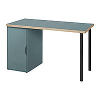 IKEA LAGKAPTEN/ALEX (ИКЕА ЛАГКАПТЕН/АЛЕКС) Письмовий стіл, бірюзово-сірий/чорний, 120x60 см 295.233.72