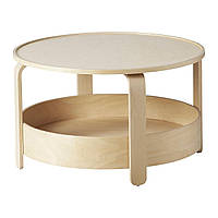 IKEA BORGEBY (ИКЕА БОРГБИ) Журнальний столик, березовий шпон, 70 см 703.893.56