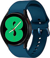 Ремінець силіконовий BeWatch Samsung Galaxy Watch 4 / 5 / Pro SoftTouch Синій (0139305)