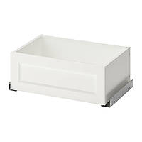 IKEA KOMPLEMENT (ИКЕА КОМПЛИМЕНТ) Фронтальний ящик, рейка, білий, 50x35 см 804.465.92
