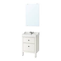IKEA Комплект меблів для ванної HEMNES/RÄTTVIKEN (ИКЕА ХЕМНЭС / РЭТТВИКЕН) Меблі для ванної кімнати, комплект. 893.332.13