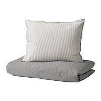 IKEA BLÅVINDA (ИКЕА BLÅVINDA) Комплект постільної білизни, сірий 903.280.84