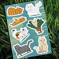 СтикерПак с набором наклеек "Коты"