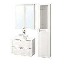 IKEA GODMORGON/TOLKEN/KATTEVIK (ИКЕА GODMORGON/TOLKEN / KATTEVIK) Меблі для ванної кімнати, комплект. 6 шт., 793.895.02
